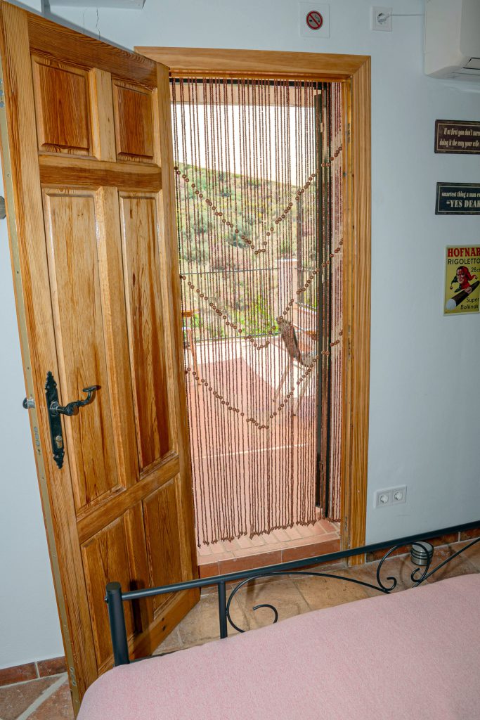 Door to the terrace in Rigoletto
